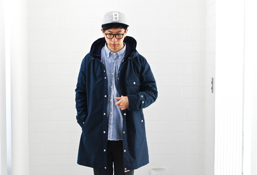 stillnothingmovesu:  North Face Purple Label Jacket. Black Pine Workshop Cap.