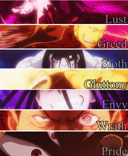 umbremon:  Fullmetal Alchemist: Brotherhood The Seven Sins 