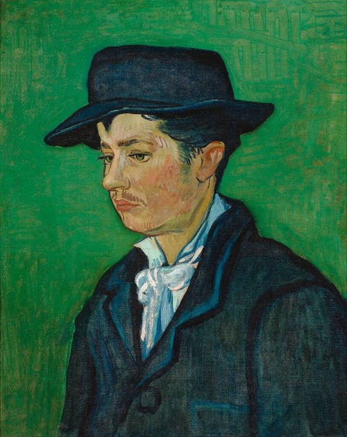 transistoradio:Vincent van Gogh (1853-1890), Portrait of Armand Roulin (1888), oil on canvas, 54.3 x