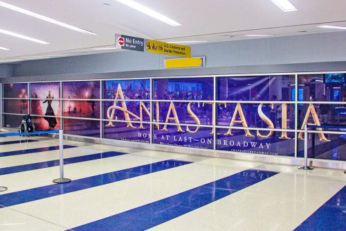 AMERICAN AIRLINES TERMINAL TAKEOVERANASTASIA is an adaptation of Russian history and folk-lore.The G