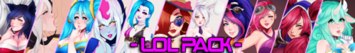 Hey guys, i just finished the LoL pack for Gumroad! It brings all the content i’ve made of League so far.This pack includes:-Ahri (Patreon girl)-Ashe (NSFW flatcolors commission & Proyect Ashe NSFW)-Sona (Patreon girl set, commission set & DJ