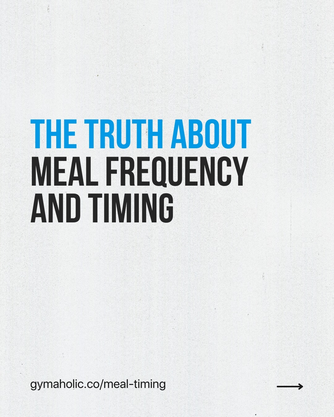 The truth about meal frequency and timing