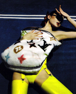 femmequeens:Du Juan photographed by Mert Alas and Marcus Piggott, W Magazine August 2006  