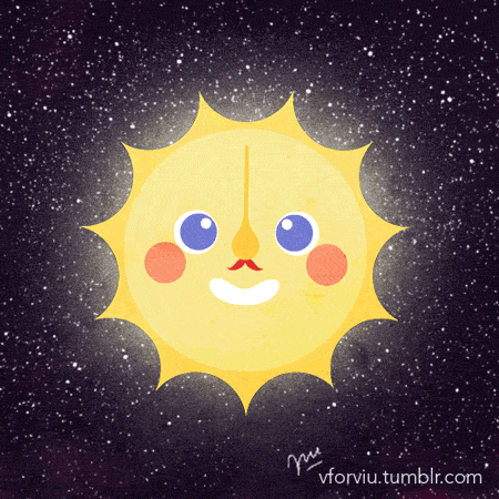 vforviu:  Mr. Sun, the star of our system. He likes being the center of attention, and he recently decided to grow a moustache for Movember.