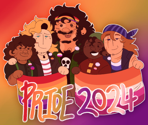 Said Id Do A Little Pride Drawing If I Hit 300 Before June Ended, So Heres That! Its Nice To Draw The