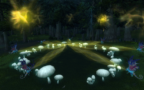travellerofazeroth:  The Faerie Ring. The Whispering Forest, Tirisfal Glades. Eastern