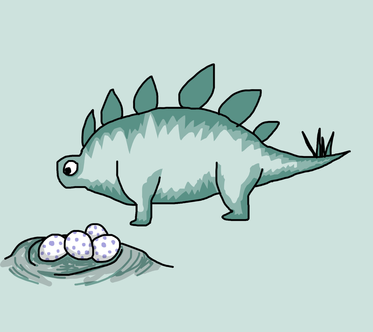 Porn Pics pterribledinosaurdrawings:egg