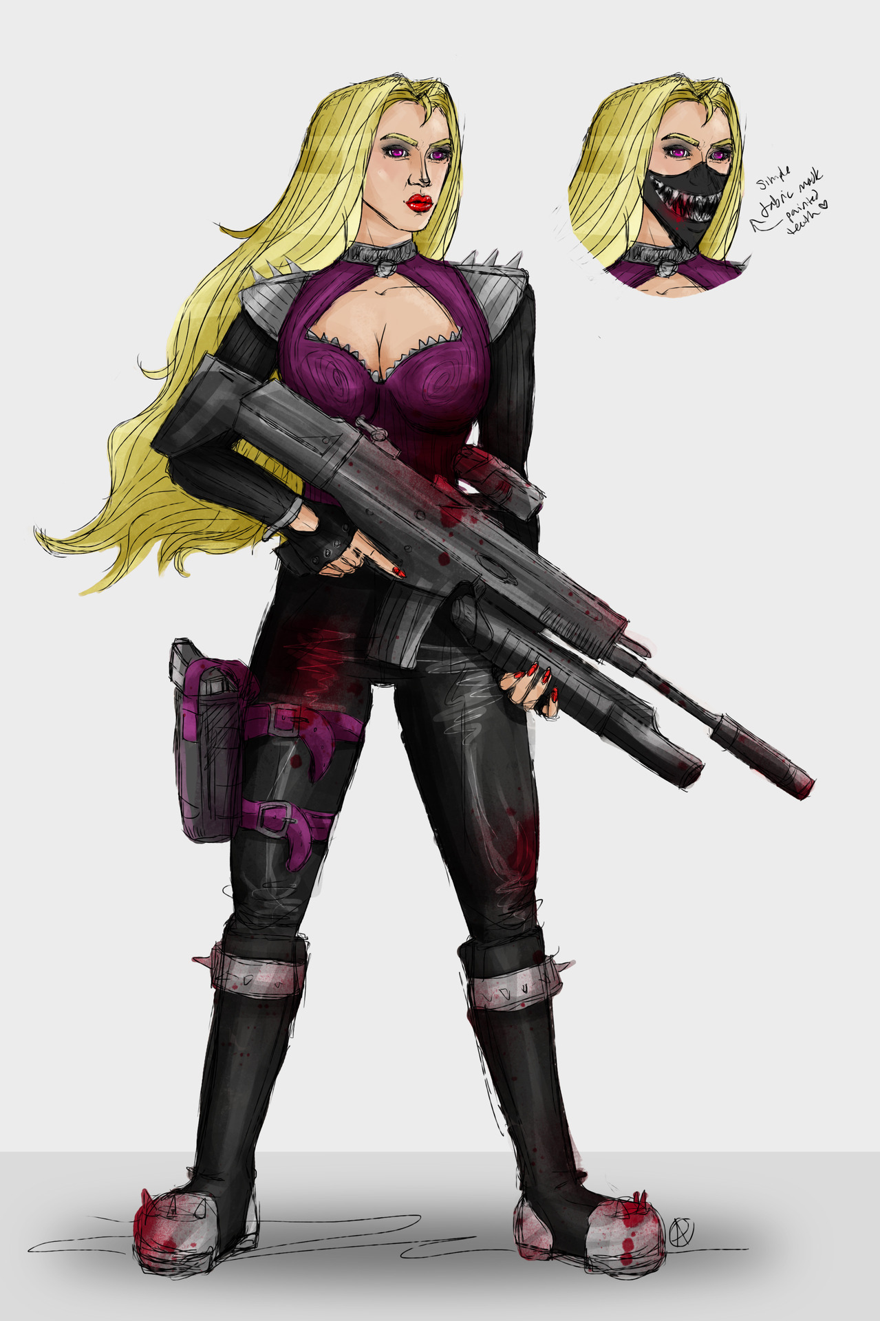 harpypunk: Valentine the Bounty Hunterinspired heavily by conversations with @nicholas-wolfwood