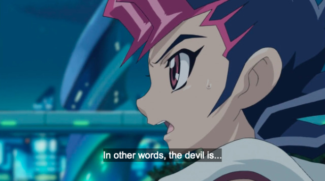 i really love zexal #seriously the direction? or whatever its called  #also the voiceacting #ost #chara development... little things like the scene theyre describing v to kaito  #and them figuring out kaitos backstory on their walk back  #feeling like shit bc they feel responsible for giving a sick kid away to a stranger w/o checking their id  #missed this anime.. #yugioh#zexal#tsukumo yuuma#astral #mr. heartland