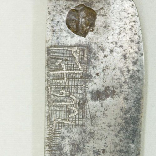 art-of-swords:  Qama Dagger with Sheath and Knife Dated: dated, 1856–57, 1861 Culture: Caucasian Medium: steel, bone, silver, gold, shark skin, ivory, niello, iron Measurements: Dagger (a); L. with sheath 19 ¼ in. (48.9 cm); L. without sheath 19 1/16