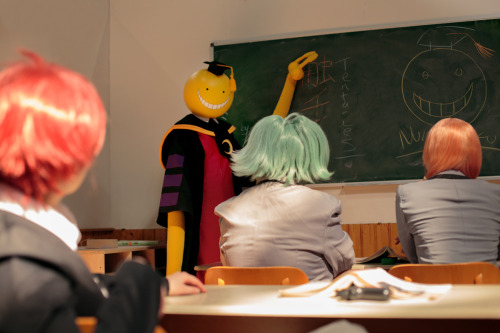 I flew all the way to Germany to cosplay as Koro-sensei with a bunch of very awesome people from twi