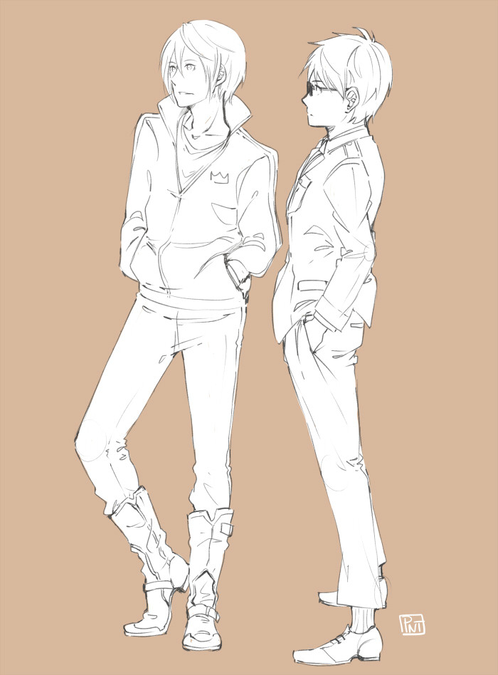 pameladraws:  i really like drawing shoes, actually i just really like drawing yato’s