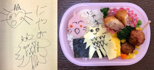 nae-design: First was a Japanese mum who bakes her kid’s doodles. Now a Japanese dad Taka