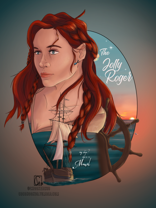 cocohook38: The Jolly Rogerand it’s finally complete! I am soooo happy with it ♥ This one is dedicat