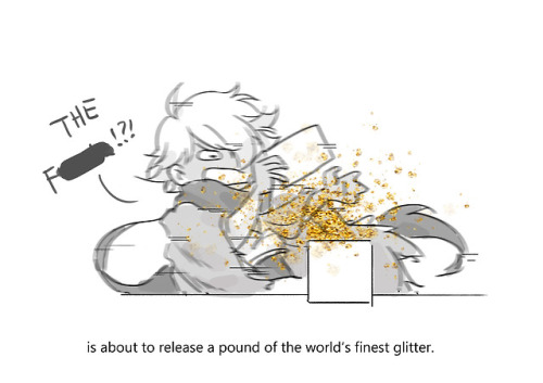 hashagi: Package Thief vs. Glitter Bomb Trap