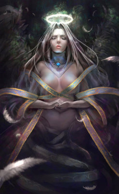 adedrizils-shrine:          Angel of serenity by CGlas