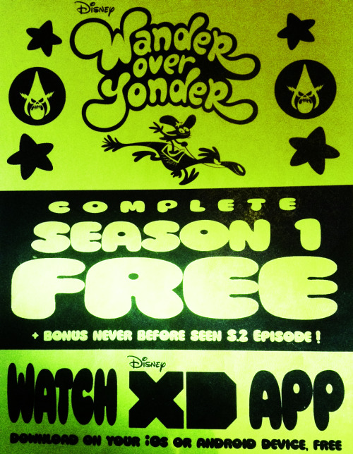 XXX pan-pizza:  A Wander Over Yonder flyer from photo