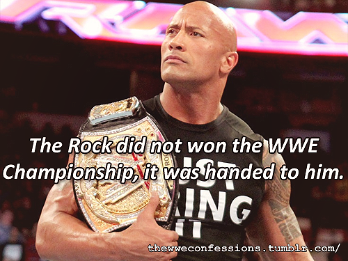 Sex thewweconfessions:  “The Rock did not won pictures