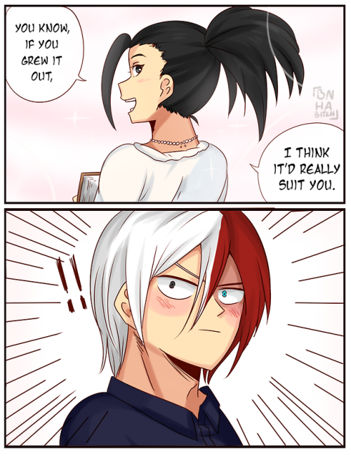 bnha-bitch:  Origins of long haired Todo