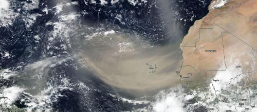 African Dust and the Amazon JungleThis photo taken by NASA’s Suomi-NPP orbiting satellite show