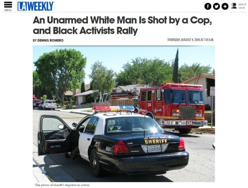 misterbunni:  reverseracism:  blacknaturals:    ♕   “They shot this homeless man for nothing,” Ali said of how witnesses have described the shooting. “He was unarmed and they killed him. I found out he was white later on. It doesn’t matter to