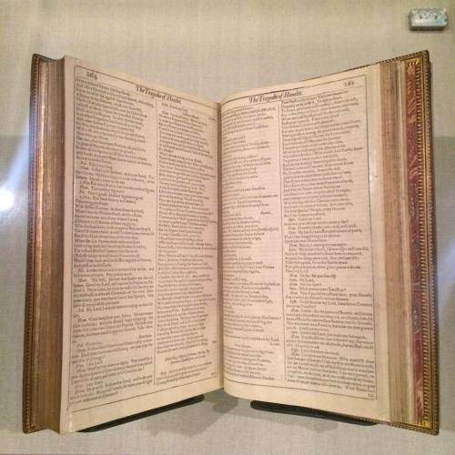 #Shakespeare first folio (at The Seattle Public Library)