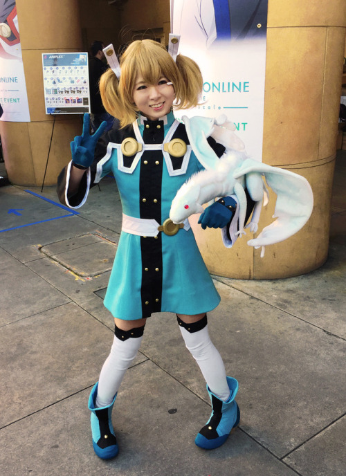 Here I skip straight to the finished Silica (OS ver.) cosplay.Photos taken by a friend at the US pre