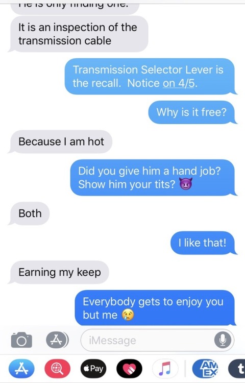 misshotwife: Real Time Update on 8/15/18: Dropping my husband’s car off for 15K mile service. I am g