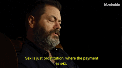 micdotcom:  Watch: Nick Offerman’s shower thoughts are everything.