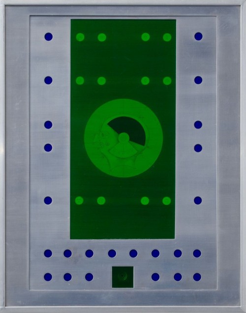 Thomas Chimes (1921-2009)—Green Box [metal box construction, 1968]