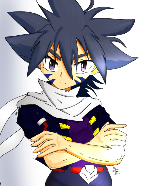 Express Drawing By Kai Hiwatari I Did It During My Trip Today And I'm Sorry If It Has One Or Another