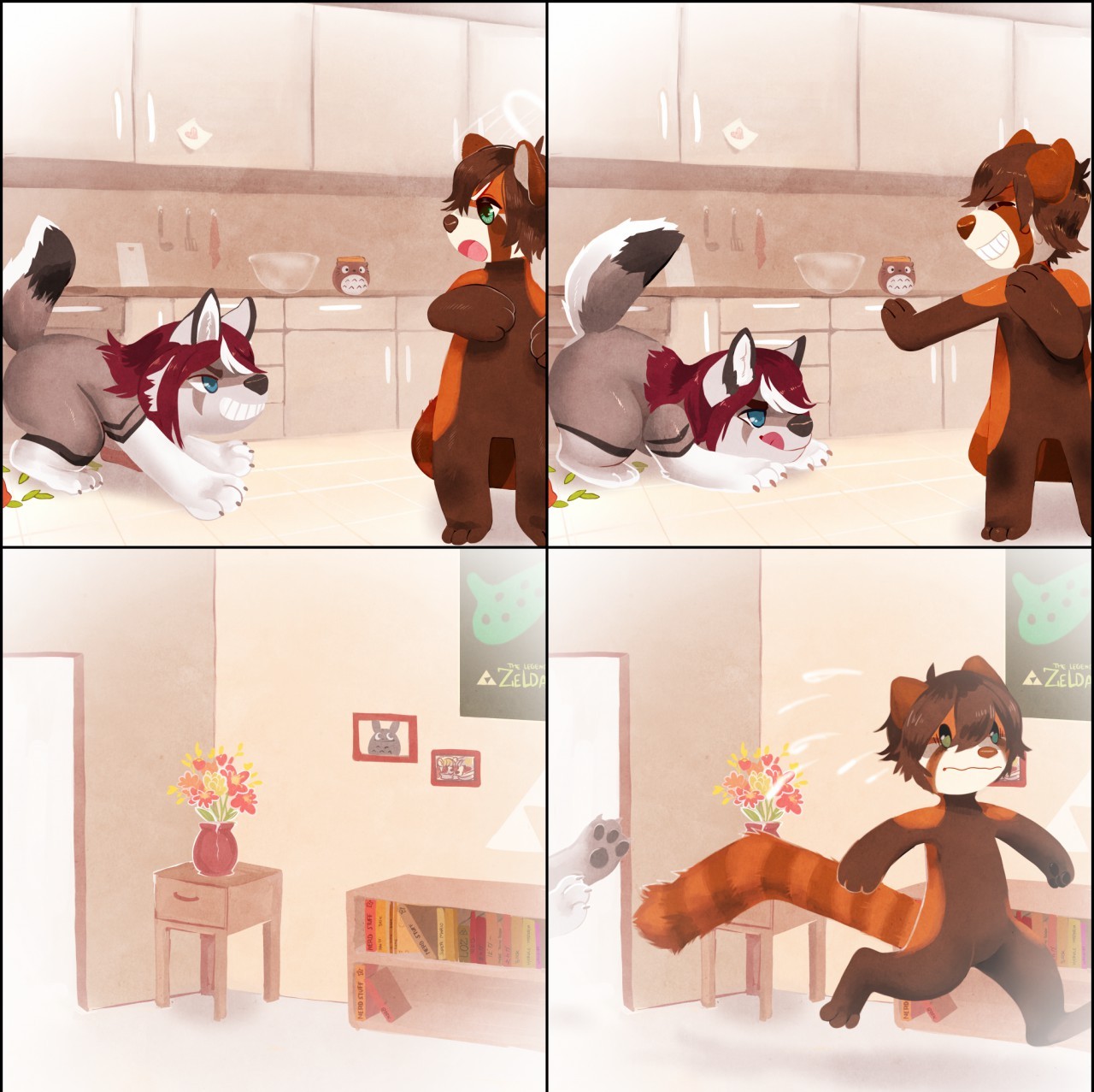fudge-the-otter:“Gotcha…!” by Fiuefey Permission to post Granted by artistAHHHHtoocute