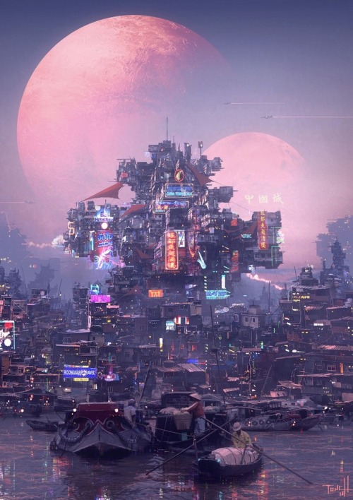 narcodigitalhedonist: Tom Hisbergue Digital Matte painter at MPC  – Share via Artstation iOS App, Artstation © 2018 