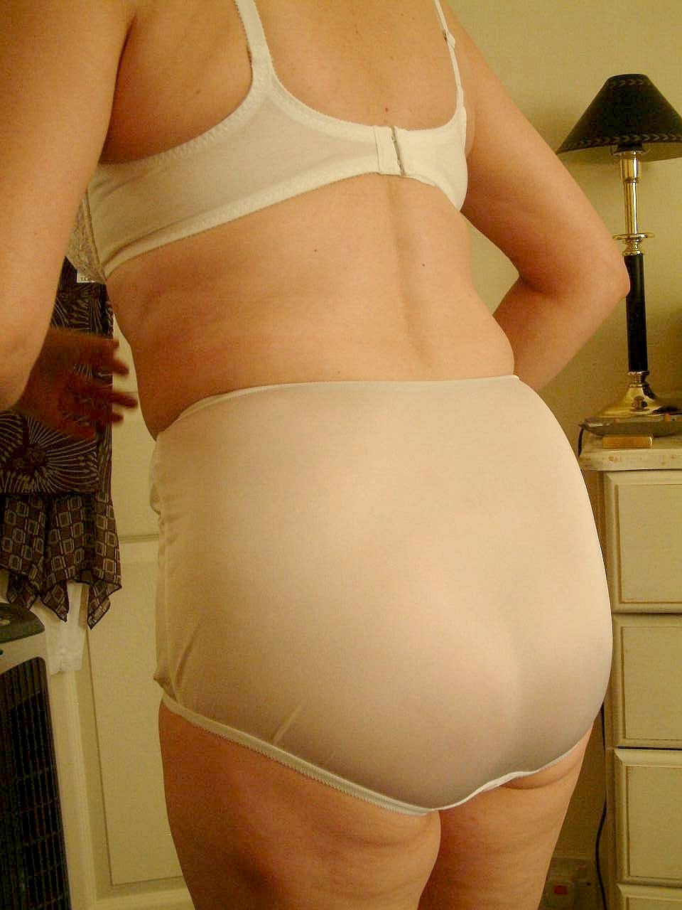 full back satin panties