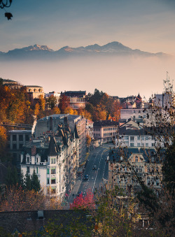 elorablue:  Lausanne, Switzerland by Andrey