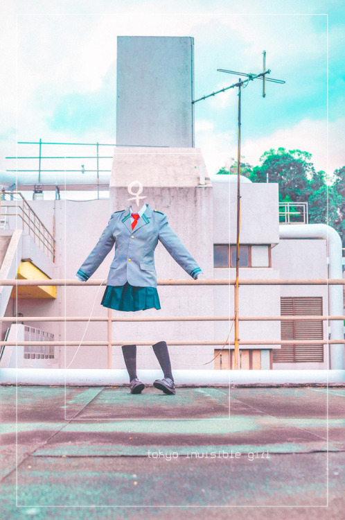 caravellam:16.06 happy birthday 2.5D invisible girl!Boku no Hero Academia  / Hagakure Tooru　 model: 