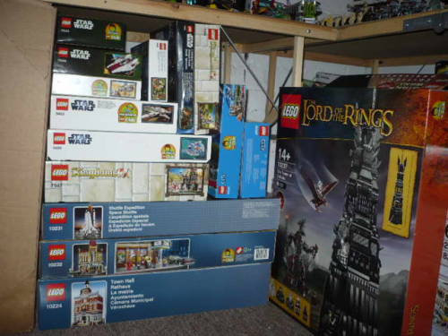 My LEGO Tower of Orthanc arrived yesterday. I’m starting to run out of room for unopened sets