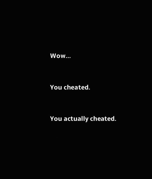 attheendofourdreams: You actually cheated on me op We Heart It