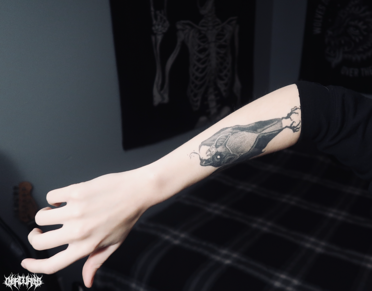 Gothic Crescent Moon Back Of Hand Tattoo Ancient Symbols Tattoo Stickers   eBay