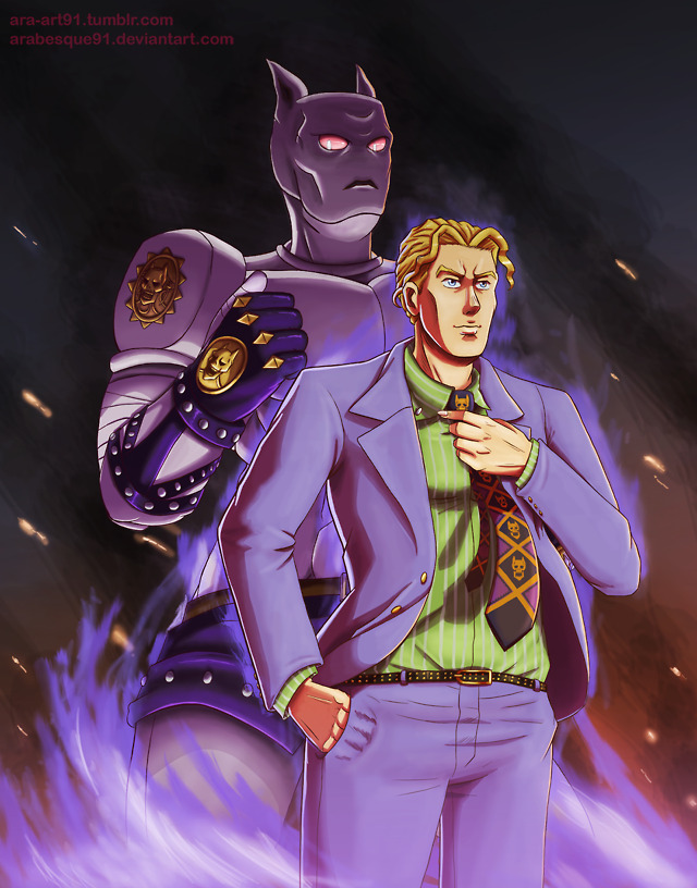 Kira Posing With Killer Queen by Darkangelreturn on DeviantArt