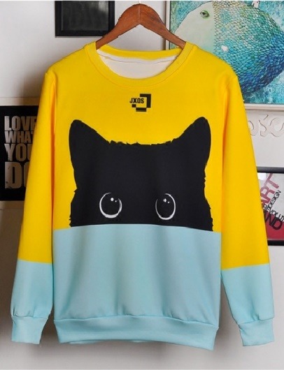 Porn tigercool-lover: Lovely Cartoon Sweatshirt photos