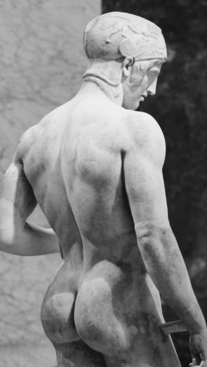 fuckyeahmilesmcmillan:Miles McMillan by Jack Pierson // Roman / Greek Statues
