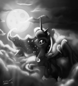 theponyartcollection:  Princess Luna and