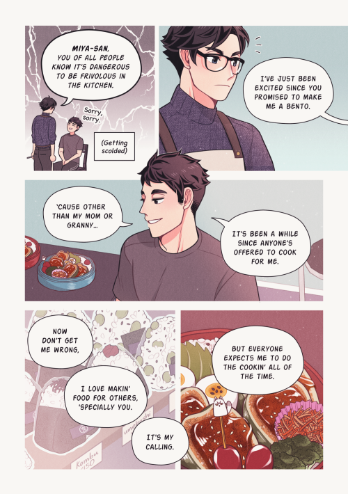 The comic I made for the OsaAka Webzine from last November!  It is… embarrassingly self-indul