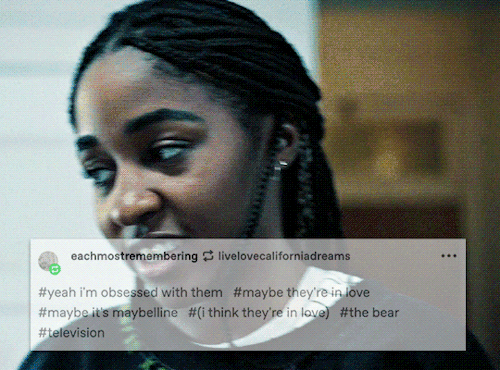 Carmy + Syd Tumblr Tags Season 2 