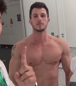 shreddedgifs:everyone wants to touch Andre Andre Merzdorf