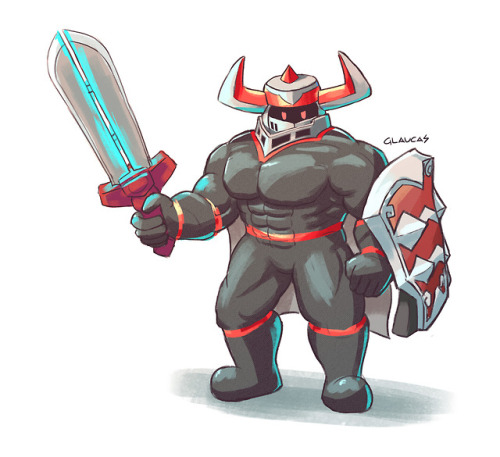 Voltedge (sword) and an Ironmight plate shield~A few things from Spiral Knights