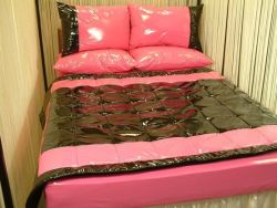 A Nice Pink Pvc Bed!