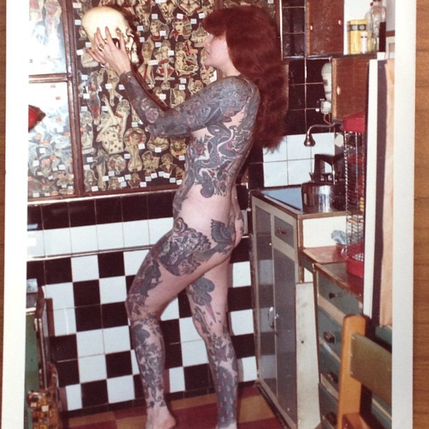 christelcrumpet:  know your herstory .. bad ass babes of tattoo i admire.. Cindy