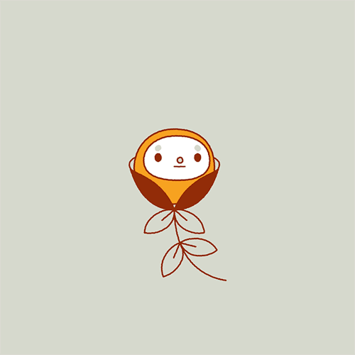 Had to repost this little animated guy, my fav flower kid from the previous post, because of some we